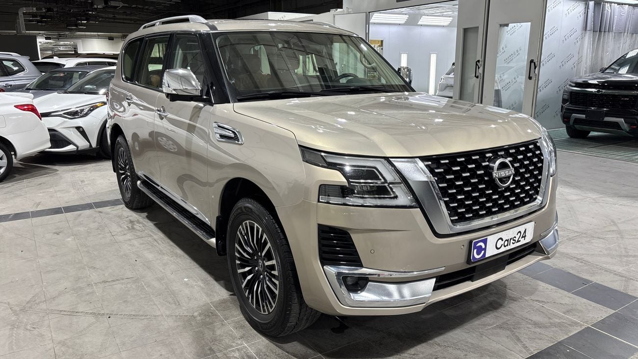 نيسان باترول 2023 SE PLATINUM CITY | AED 2387/Month | 0 DP | 30 Day Return | Warranty | Service History