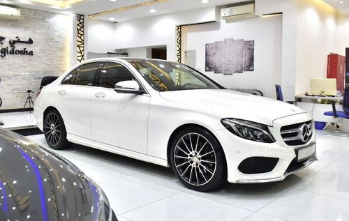 Mercedes-Benz C 200 EXCELLENT DEAL for our Mercedes Benz C200 ( 2017 Model ) in White Color GCC Specs