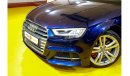 أودي S3 RESERVED ||| Audi S3 2019 GCC under Agency Warranty with Flexible Down-Payment.