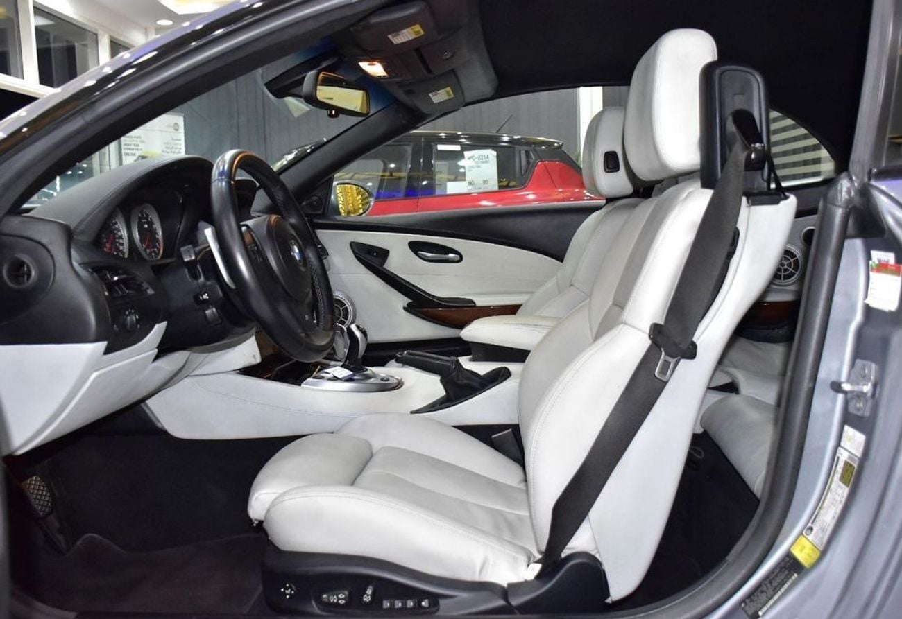 BMW M6 STANDARD EXCELLENT DEAL for our BMW M6 Convertible ( 2008 Model ) in Gray Color American Specs