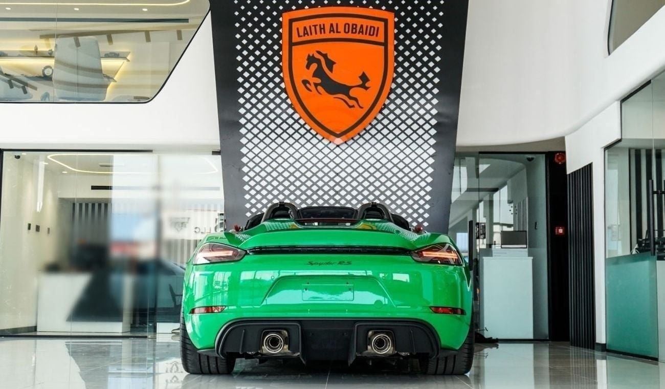 بورش 718 سبيدر RS PORSCHE 718 SPYDER WEISSACH GT4 RS, 2024, LIMITED EDITION 1 OF 500, ZERO KM