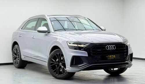 Audi Q8 55 TFSI quattro S-Line 3.0L (340 HP) 2020 Audi Q8 55 TFSI Quattro S-Line Black Edition, Warranty, Fu