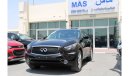 Infiniti QX70 Luxury ACCIDENTS FREE - GCC- CAR IS IN PERFECT CONDITION INSIDE  AND OUTSIDE