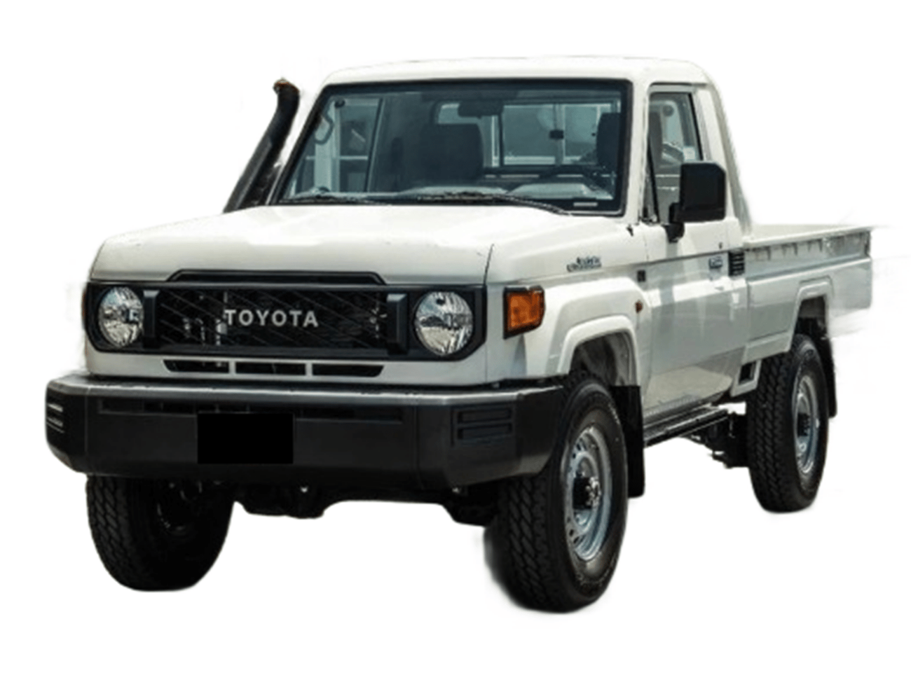 Toyota Land Cruiser Pick Up ECTMKC002 – 2025 Toyota LC79 Single Cab Pick Up - 2.8L Diesel Manual - White  with Beige Interior