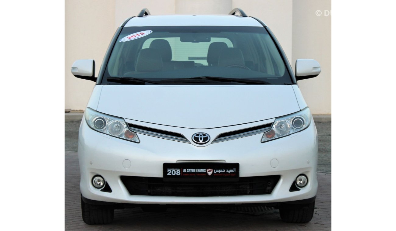 Toyota Previa Toyota Previa 2015 GCC, in excellent condition, without accidents, very clean from inside and outsid