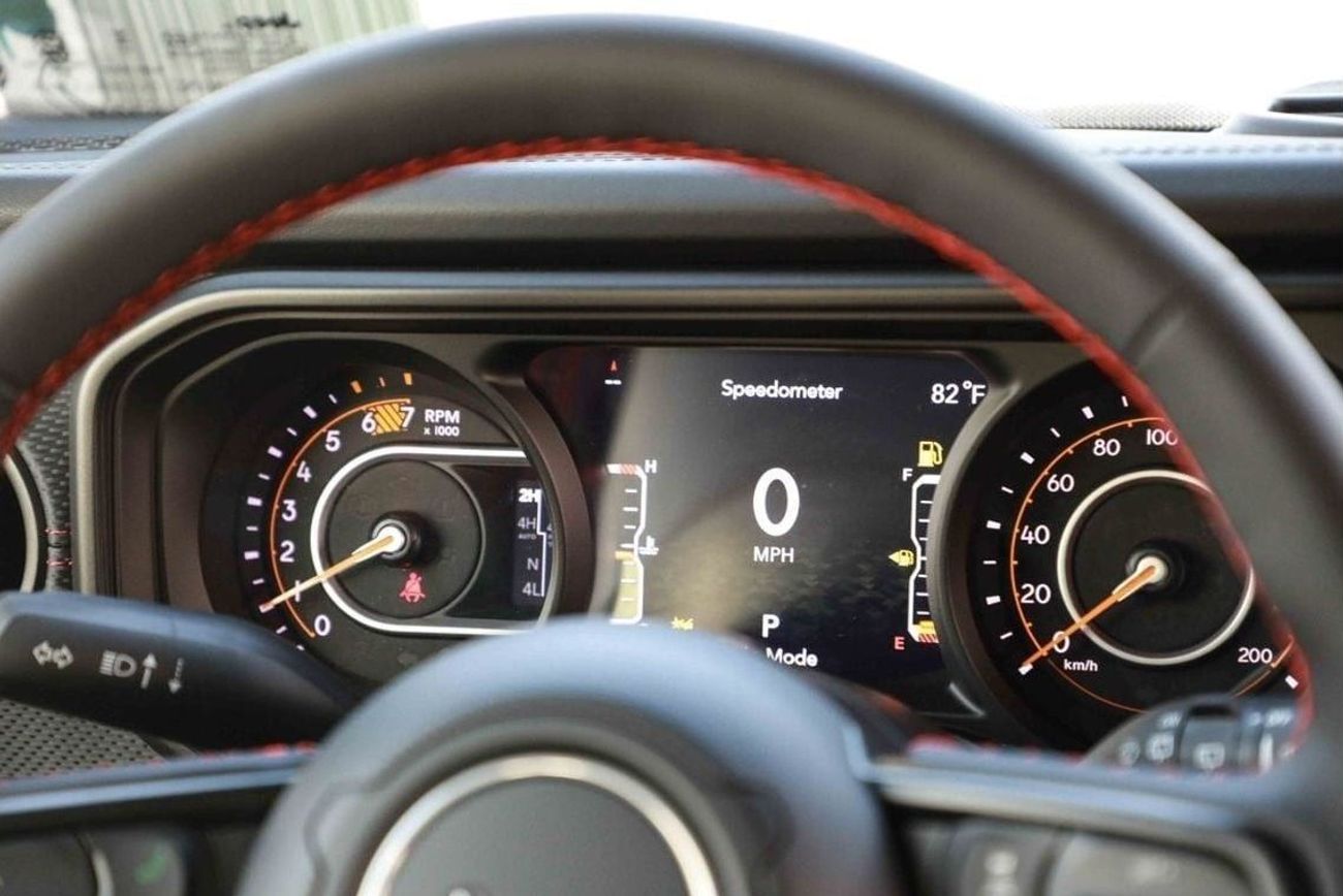 Jeep Wrangler 2024 Jeep Wrangler Rubicon Xtreme 2.0L Turbo – White inside Black & Red | Export Only