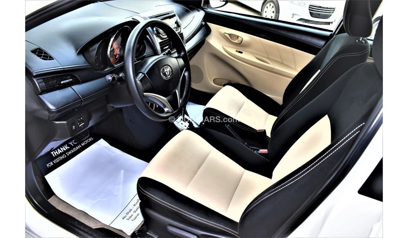 Toyota Yaris 1.3L SE HATCHBACK 2017 GCC DEALER WARRANTY