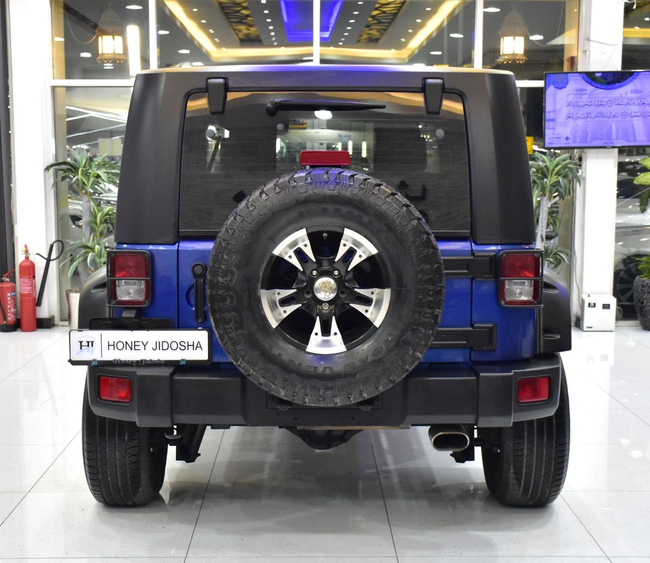 Jeep Wrangler EXCELLENT DEAL for our Jeep Wrangler Sahara ( 2009 Model ) in Blue Color GCC Specs