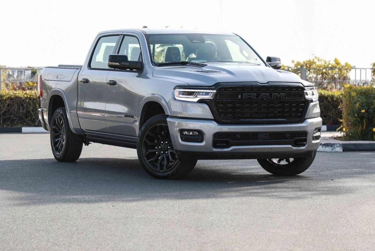 RAM 1500 2025 RAM 1500 LIMITED "Night Edition" 3.0L V6 - GCC - BILLET SILVER inside Black | Export Only