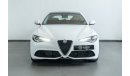 ألفا روميو جوليا 2019 Alfa Romeo Giulia Veloce Q4 / 5yrs, 120k kms Warranty & Service