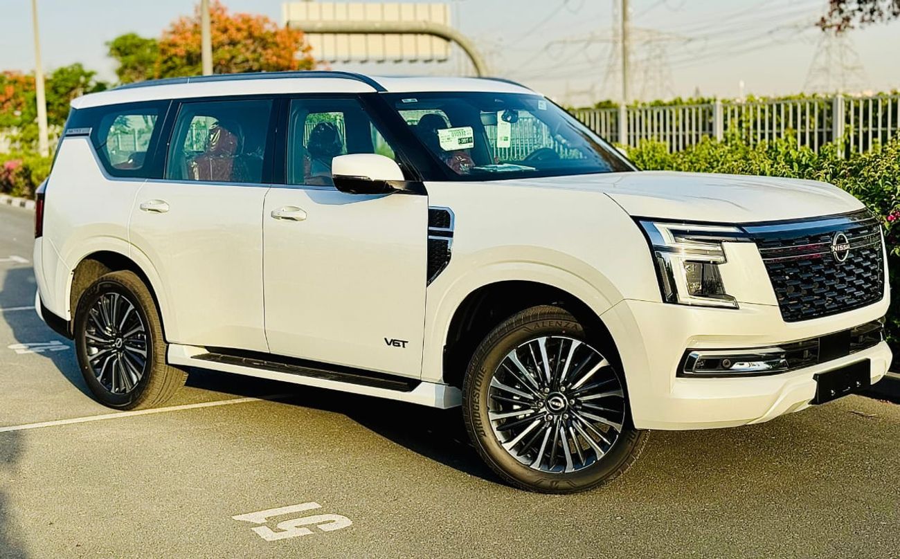Nissan Patrol 3.5TT PLATINUM LE 2026 WHITE INSIDE TAN WITH | ADAPTIVE AIR SUSPENSION |  HYDRAULICS| 360 CAMERA | 2
