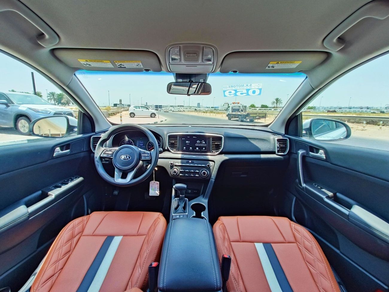 كيا سبورتيج LX /LEATHER SEATS/ REAR CAMERA/ LEANE ASSIST/ 641 MONTHLY/ LOT#21777