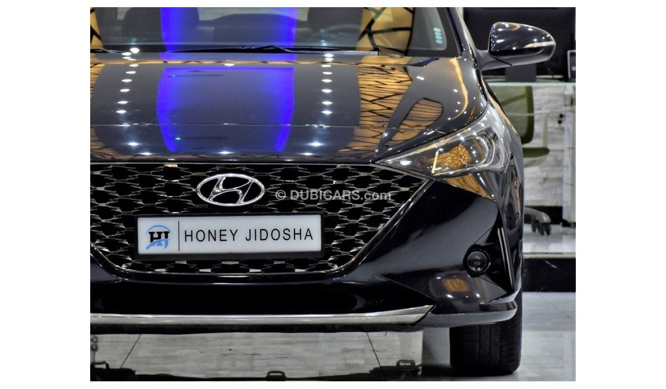 Hyundai Accent EXCELLENT DEAL for our Hyundai Accent 1.6 ( 2022 Model ) in Blue Color GCC Specs