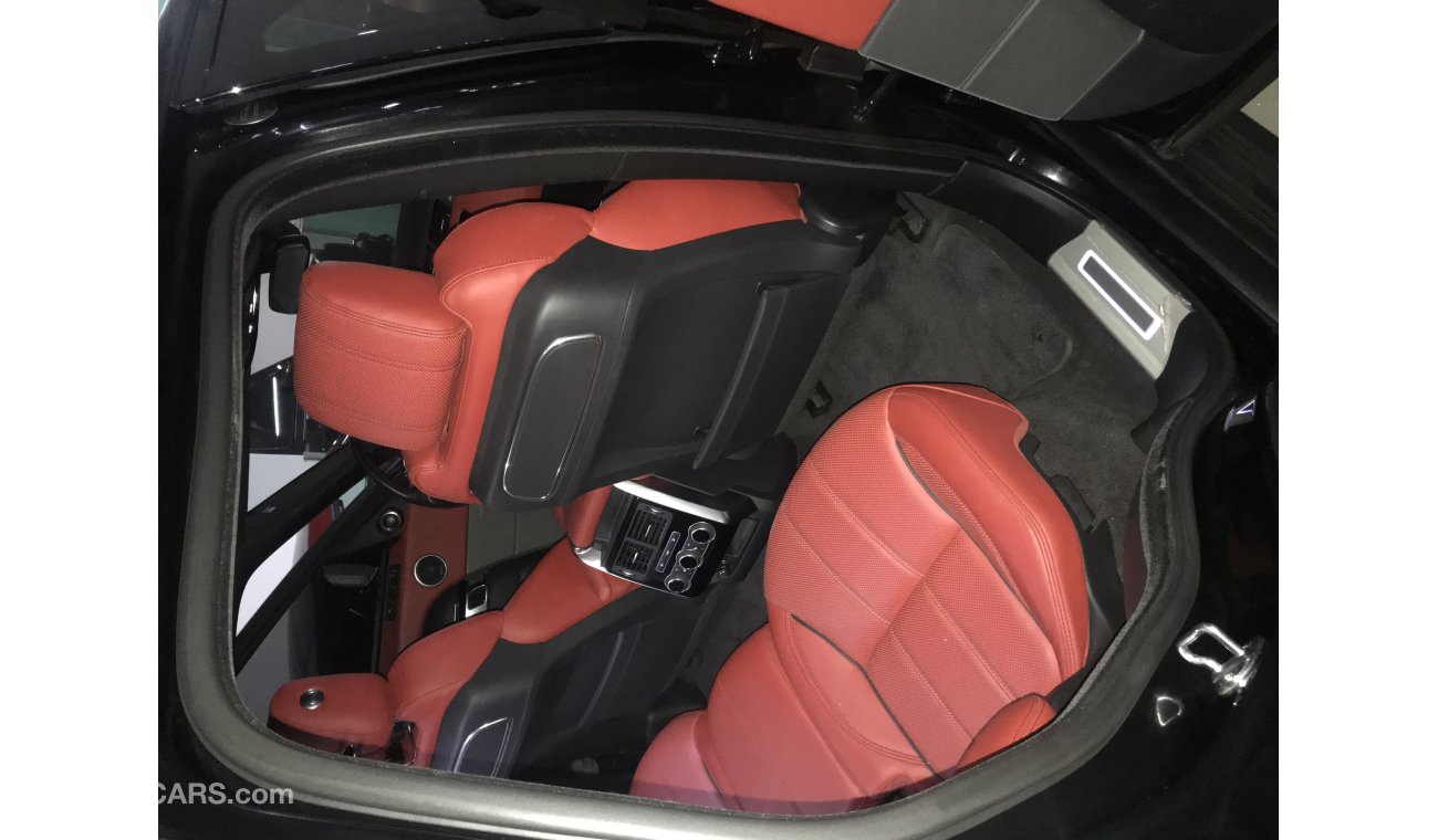 لاند روفر رانج روفر سبورت سوبرتشارج Red leather trim interior with front seats massage and ventilation pack