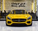 Mercedes Benz AMG GT EXCELLENT DEAL for our Mercedes Benz AMG GTs ( 2015 Model ) in Yellow Color GCC Specs