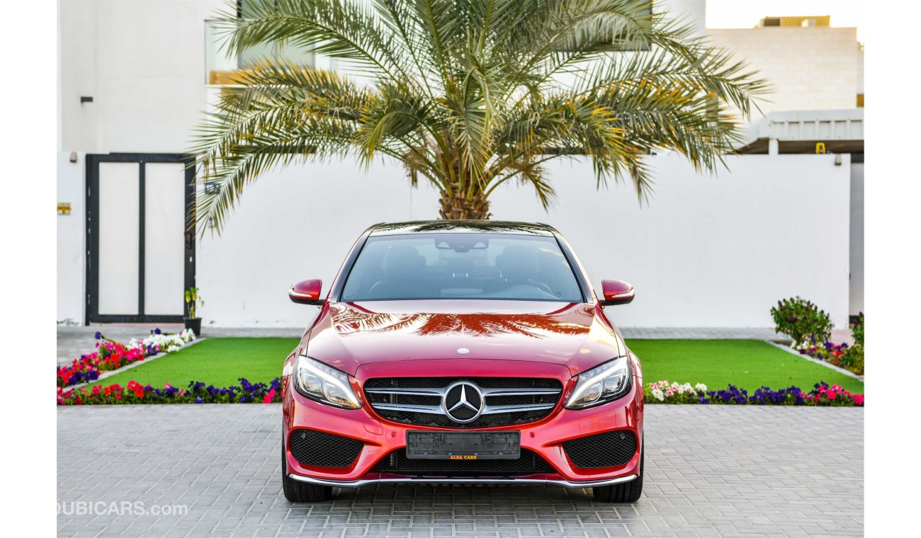 Mercedes-Benz C200 Agency Warranty! Low Mileage!  GCC - AED 2,232 per month - 0% Downpayment