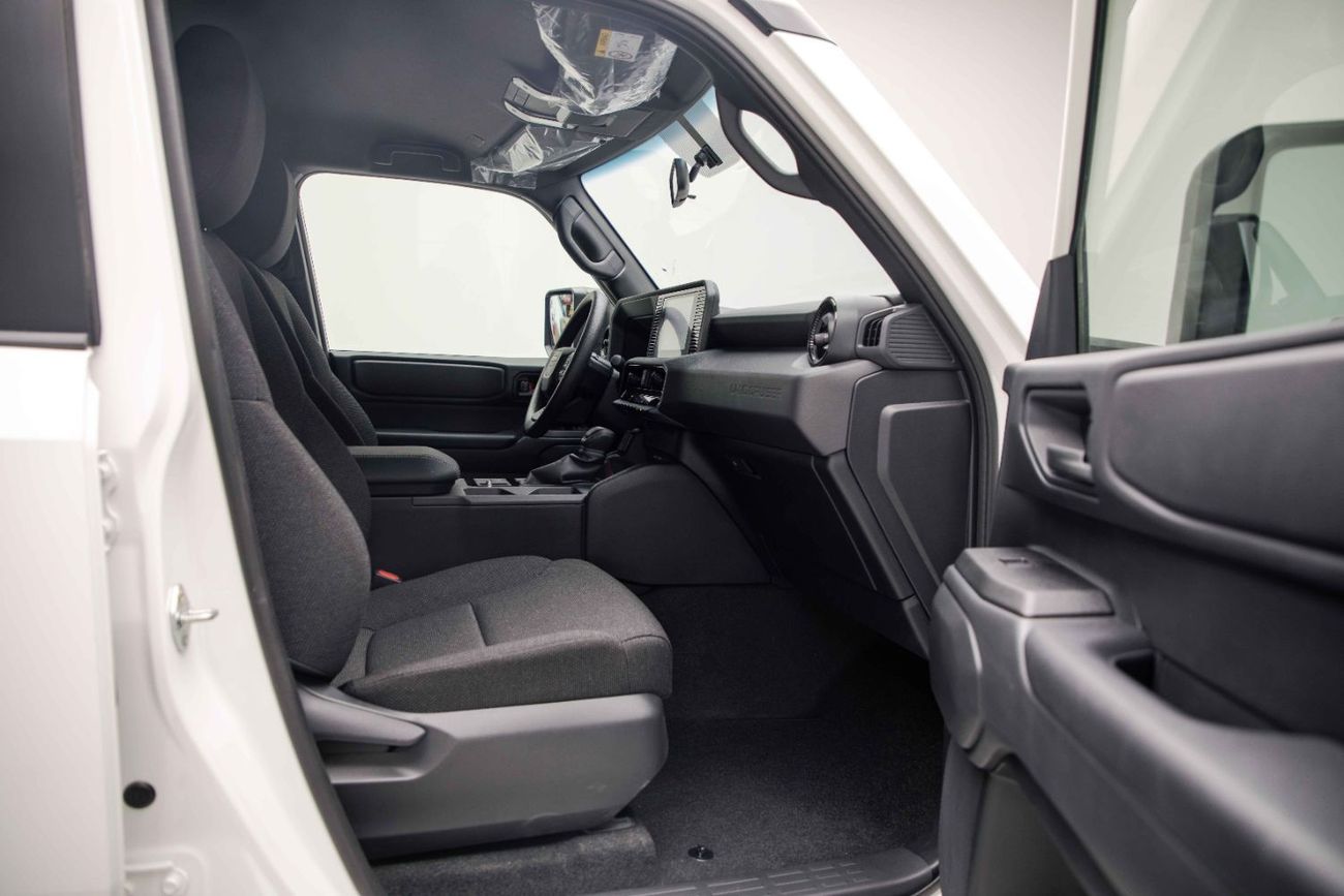 Toyota Prado Urban E 2.4L - Super White Inside Black | Export Only