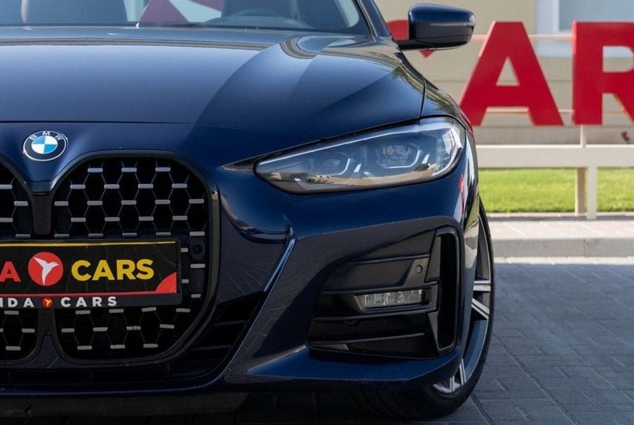 BMW 420i M Sport 2.0L BMW 420i M-Sport Convertible 2022 GCC under Agency Warranty and Service Contract with F