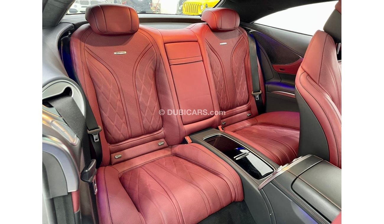 Mercedes-Benz S 63 AMG Coupe 2018 Mercedes S63 Coupe AMG FULL OPTION, Full Service History, Warranty, GCC