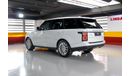 Land Rover Range Rover Range Rover Vogue HSE 2018 GCC under Agency Warranty with Flexible Down-Payment.