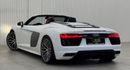 Audi R8 Spyder Std 5.2L 2017 Audi R8 Spyder V10, Warranty, Full Service History, Carbon Fiber Package, Very 