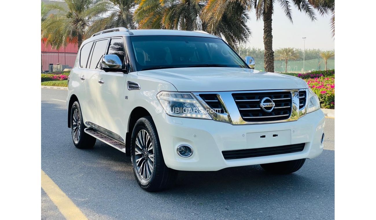 Nissan Patrol SE Platinum City Nissan patrol 2014 platinum full option perfect condition