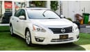 Nissan Altima White color inside Big Ward No.1 fingerprint slot, leather alloy wheels, camera screen control senso