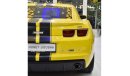 شيفروليه كامارو EXCELLENT DEAL for our Chevrolet Camaro RS ( 2012 Model ) in Yellow Color GCC Specs