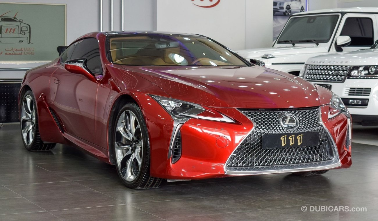 Lexus LC500 / Warranty until April 2022 / GCC Specifications