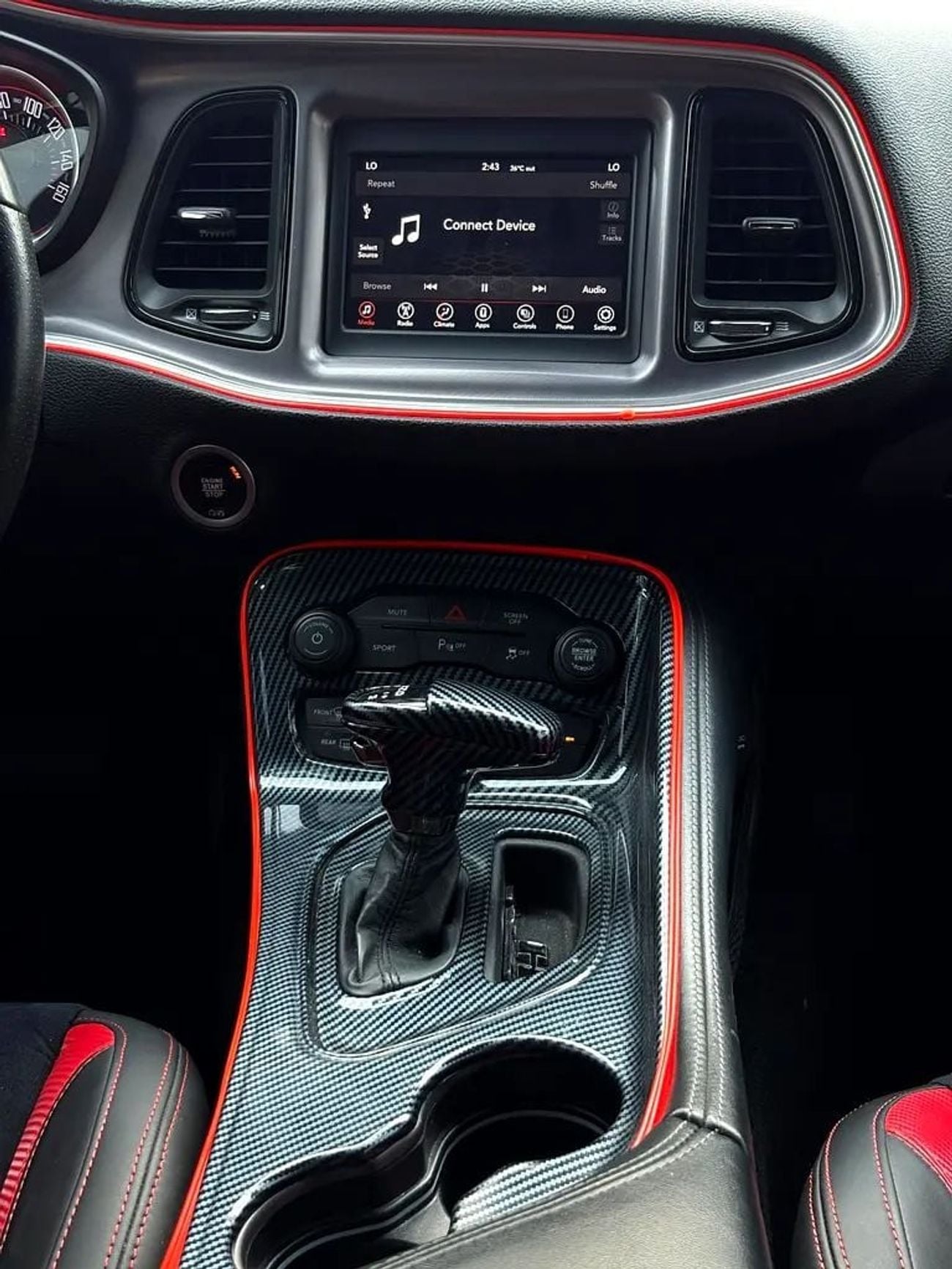 Dodge Challenger !! EID SALE !! 1 YEAR FREE WARRANTY !!  AED 1,050 P.M | 0% DOWN PAYMENT | DODGE CHALLENGER R/T | 202