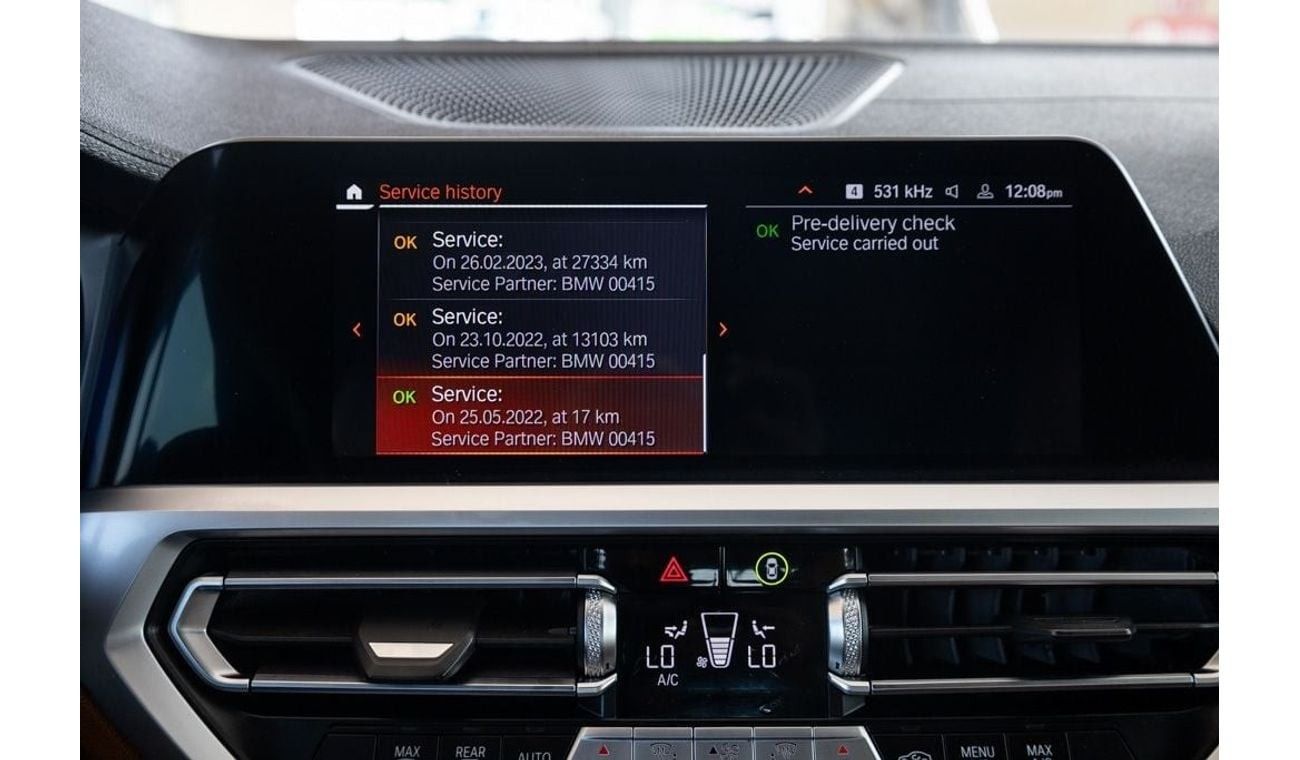 BMW 420i M Sport 2.0L BMW 420i M-Sport Convertible 2022 GCC under Agency Warranty and Service Contract with F