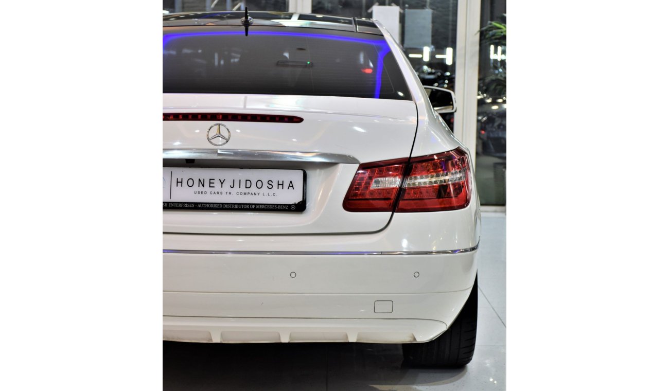 مرسيدس بنز E 250 EXCELLENT DEAL for our Mercedes Benz E250 ( 2013 Model! ) in White Color! GCC Specs