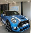 Mini Cooper S AMAZING BLUE MINI COOPER S ** JCW ** || TOP OF THE RANGE || GCC || RED , BLACK INTERIOR