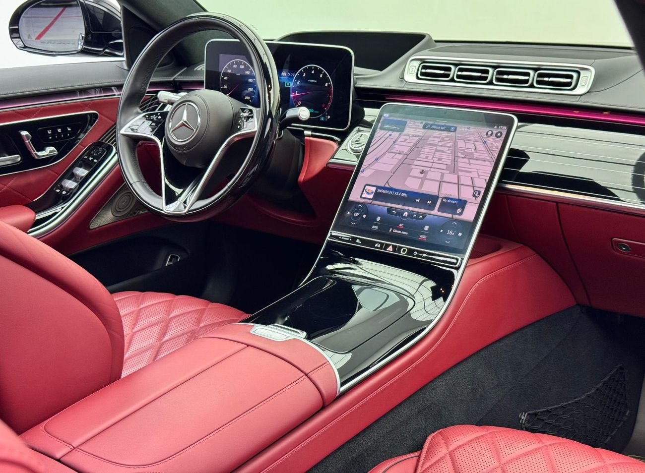 مرسيدس بنز S 580 4MATIC Exclusive 4.0L 2022 Mercedes Benz S580 4MATIC, 2027 MB Warranty, 2026 MB Service Pack, Fully