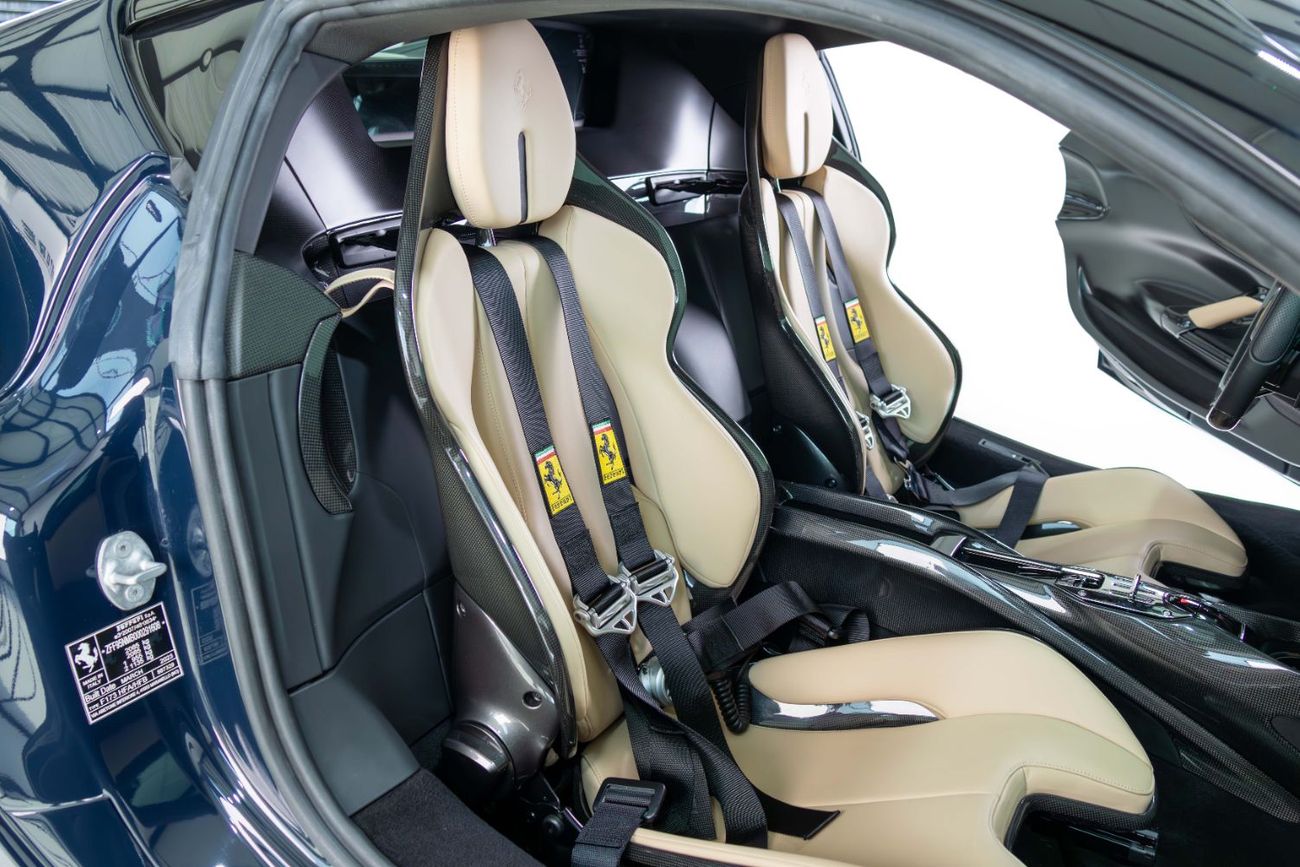 Ferrari SF90 Stradale Asseto Fiorano-Full Carbon Fiber Package-Racing Seats-4 Point Harnesses