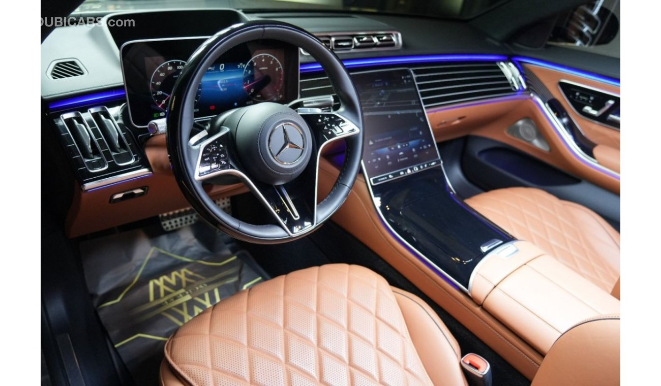 مرسيدس بنز S 500 Mercedes-Benz S 500 | 2023 GCC 4200km | 5 Years Warranty | AMG | Panoramic