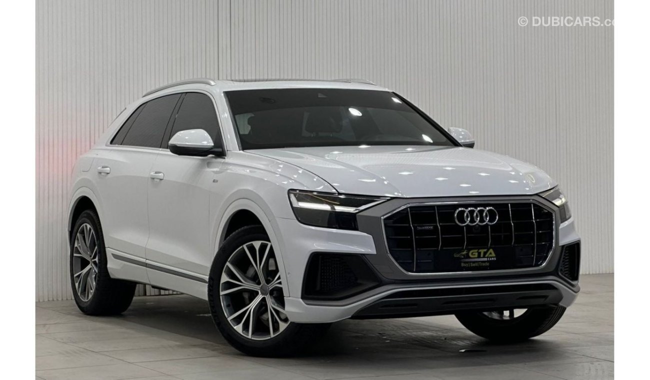 أودي Q8 55 TFSI quattro S-لاين 2020 Audi Q8 S-Line 55TFSI Quattro, Oct 2024 Audi Warranty + Service Pack, Fu