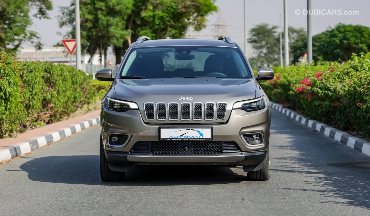 Jeep Cherokee Limited 4X4 V6 , GCC , 2019 , 0Km , W/3 Yrs or 100K Km WNTY