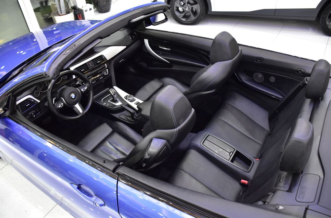 بي أم دبليو 440i EXCELLENT DEAL for our BMW 440i M-Kit Convertible ( 2017 Model ) in Blue Color GCC Specs