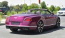 Bentley Continental GTC V8s - Mulliner Spec - Fully Loaded - Accident-Free and Original Paint - Very Low KMs
