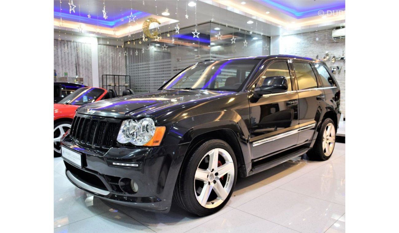 Jeep Grand Cherokee ORIGINAL PAINT ( صبغة وكالة ) Jeep Grand Cherokee SRT8 2010 Model!! in Black Color! GCC Specs