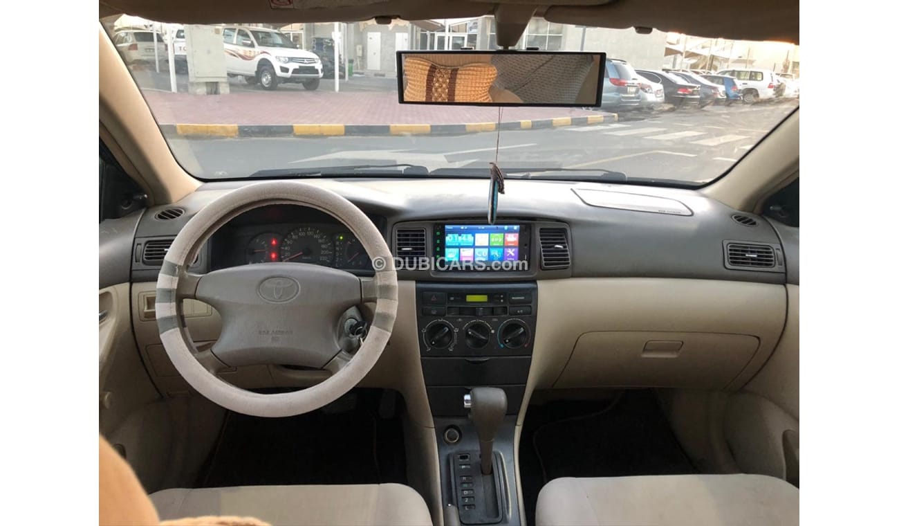 تويوتا كورولا تويوتا كرولا موديل 2007 خليجي السياره حاله وكاله من الداخل والخارج مثبت سرعه وحساسات جناح خلفي