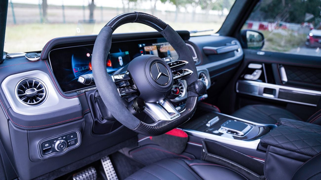 مرسيدس بنز G 63 AMG | 2031 Warranty+Service | Gargash | Factory dry carbon | mate PPF