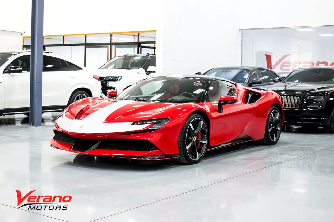 فيراري SF90 ستراديل SF90 Assetto Fiorano | Extended Carbon Spec | Al Tayer Service And Warranty | Full Spec