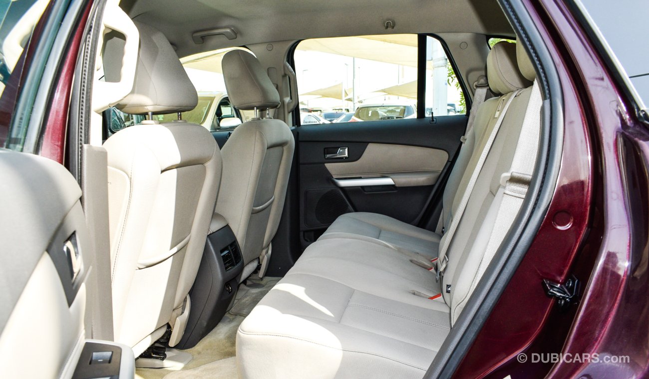 Ford Edge Gulf without accidents No. 2, burgundy, inside beige, without accidents, cruise control, rear wing c