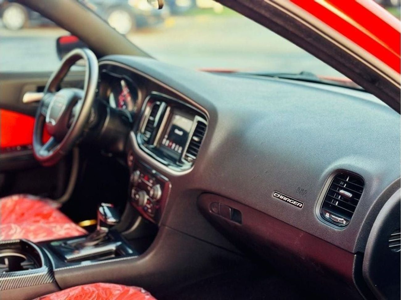 دودج تشارجر SXT 3.6L | Monthly AED 1230/- | 0% DP | Custom Leather Seats | Touch Screen | # 19865