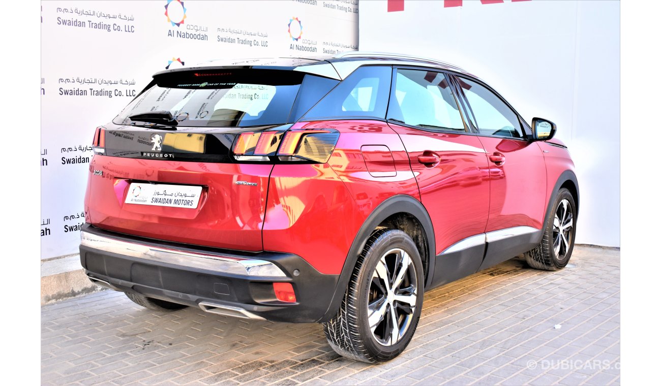 Peugeot 3008 GT 1.6L GT LINE 2018 GCC SPECS WITH AGENCY WARRANTY UP TO 2023