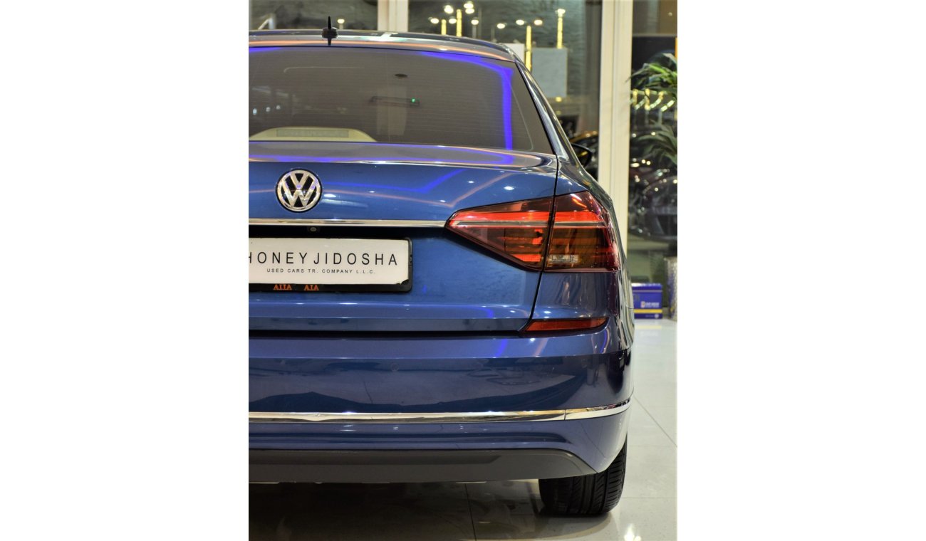 فولكس واجن باسات AED 1,155 Per Month / 0% D.P | Volkswagen Passat 2017 Model!! in Blue Color! GCC Specs