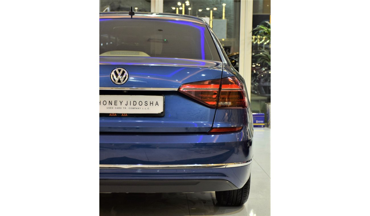 Volkswagen Passat AED 1,155 Per Month / 0% D.P | Volkswagen Passat 2017 Model!! in Blue Color! GCC Specs