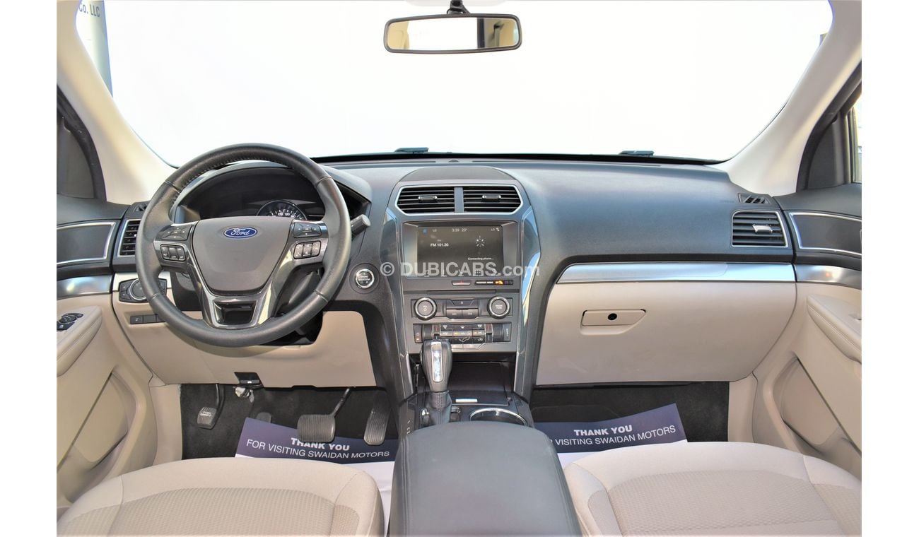 Ford Explorer 3.5L XLT V6 AWD 2018 GCC DEALER WARRANTY
